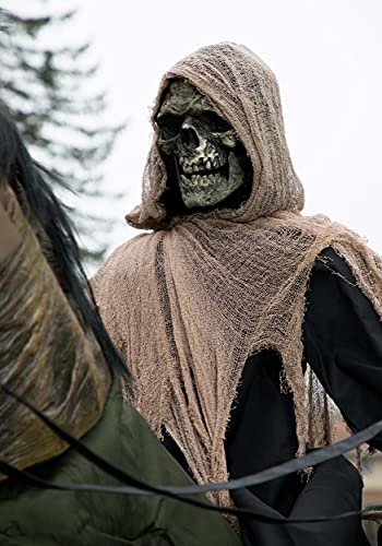 Seasonal Visions Animated Reaper's Ride Prop Brown
