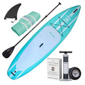 Tower Paddle Boards Inflatable Stand Up Paddle Board 10’4” - Universal SUP Wide Stance - Premium Bundle (Turquoise)