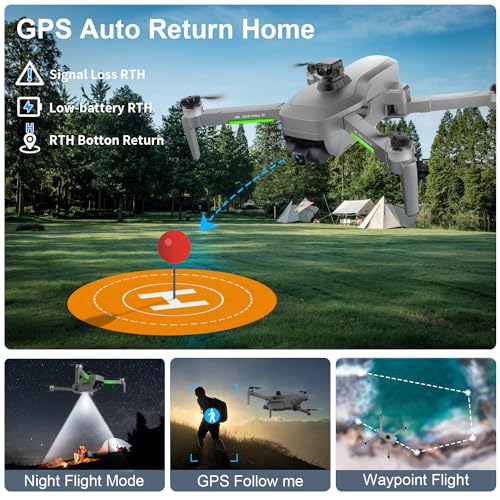 XiL 193MAX2 3-Axis Gimbal 4K Drone Gray