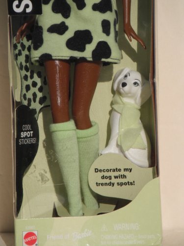 Barbie Spot Scene African American Christie Doll Black (2001)