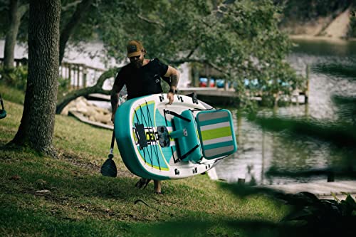BOTE Rackham Aero Inflatable Stand Up Fishing Paddle Board Full Trax Jade