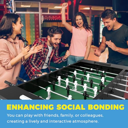 Godora Outdoor Foosball Table Adult Size Black