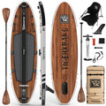TIGERXBANG Paddle Board 10.8 Stand Up Inflatable SUP Indian Black