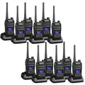 BridgeCom Systems MV-65 Rugged Waterproof Metal-Frame Walkie Talkie Black (12-Pack)