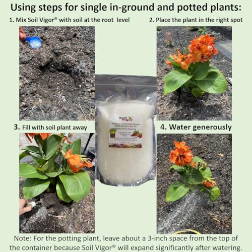 Soil Vigor Potassium Polyacrylate Superabsorbent Soil Amendment 45 lbs White