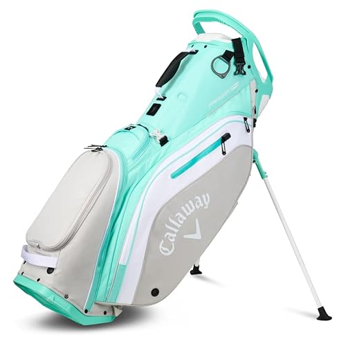 Callaway Golf Fairway 14 Stand Bag 2024 Aqua/White/Silver