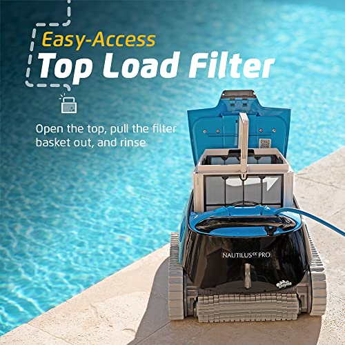 Dolphin Nautilus CC Pro Wi-Fi Robotic Pool Vacuum Cleaner Black