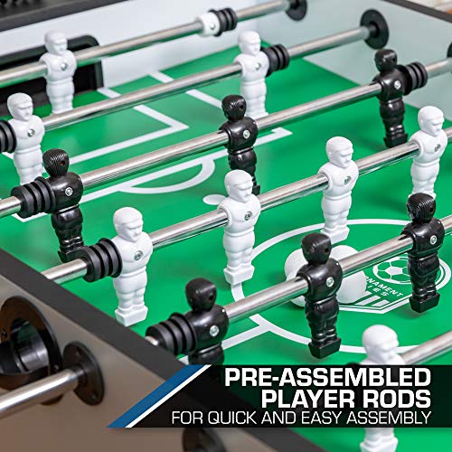 EastPoint Sports Monaco Official Competition Foosball Table with 4 Foosballs