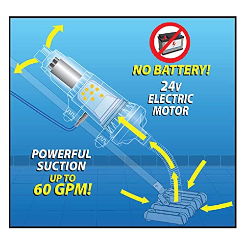 VacDaddy Handheld Portable Pool Vacuum Heavy Duty Professional Power