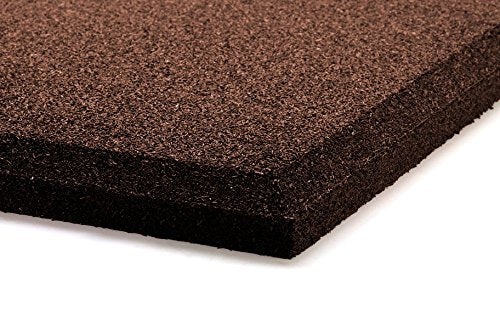 IncStores Outdoor Playground Mat 2 1/4 Inch Thick Rubber 32" x 54" Earth