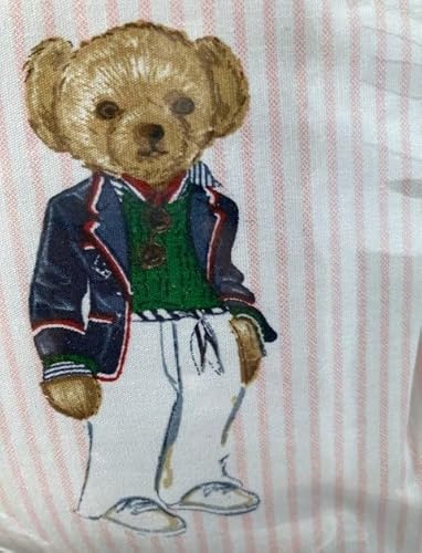 POLO RALPH LAUREN Teddy Bear Sweater King Comforter Set Pink
