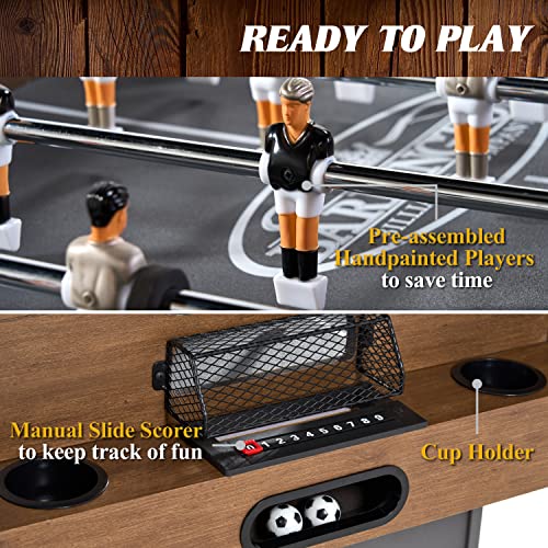Barrington Billiards 3-in-1 Combination Game Table 54" Wood Grain/Concrete