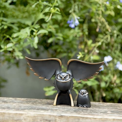 FENGSHUI-CAISHEN Pure Copper Owl Statue Brass