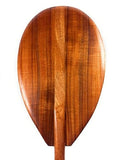 Tikimaster Light Curls Koa Outrigger Paddle 50 Inch with T-Handle