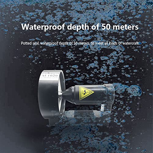 ApisQueen AQ1020 Underwater Thruster Set with 24kg Thrust and Remote Control Black