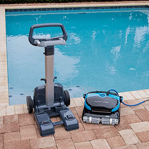 Dolphin Nautilus CC Supreme Automatic Robotic Pool Vacuum Cleaner with Caddy Black