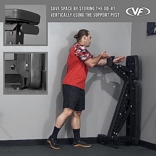 Valor Fitness Olympic Weight Bench Black