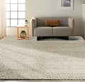 Calvin Klein Riverstone Grey/Ivory 8' x 10' Modern Area Rug