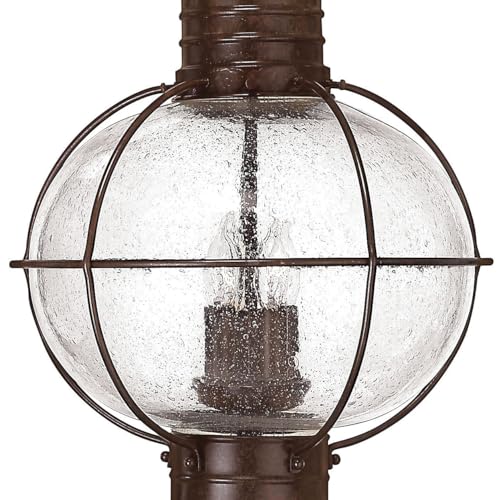 Hinkley Rustic Four Light Post Top/Pier Mount Cape Cod Collection Sienna Bronze