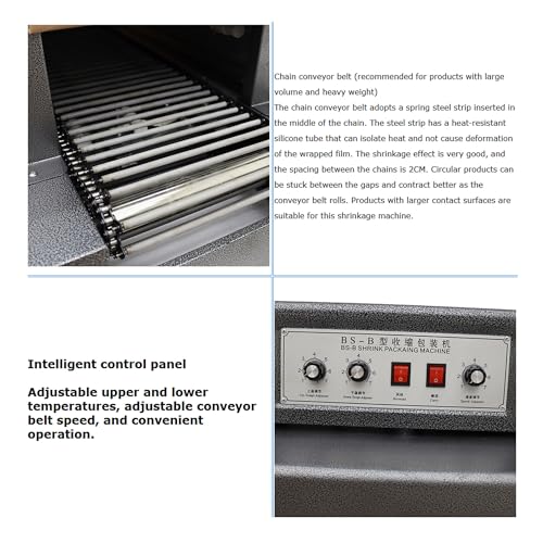 BREVELTION 220V Heat Shrink Packaging Machine Automatic PVC POF Sealer