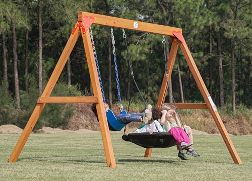 DOLPHIN PLAYGROUND T DIY Wooden Swing Set Saucer Swing