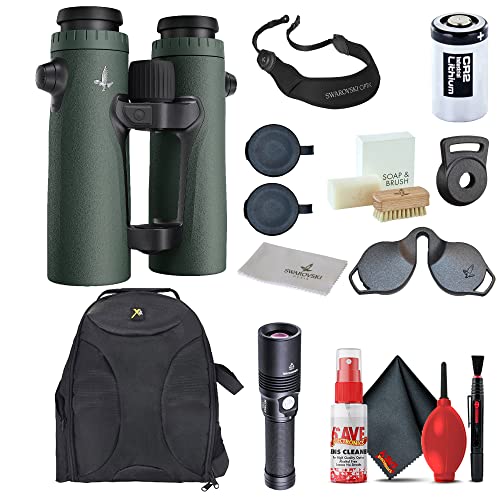 SWAROVSKI OPTIK 8x42 EL Range TA Laser Rangefinder Binoculars with Tracking Assistant, Padded Backpack, Flashlight, and Cleaning Kit
