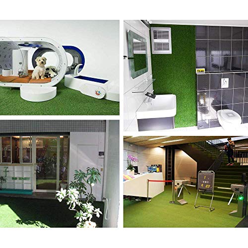 Petgrow Artificial Grass Turf Lawn 9FTx74FT Green Customized Width 9ft