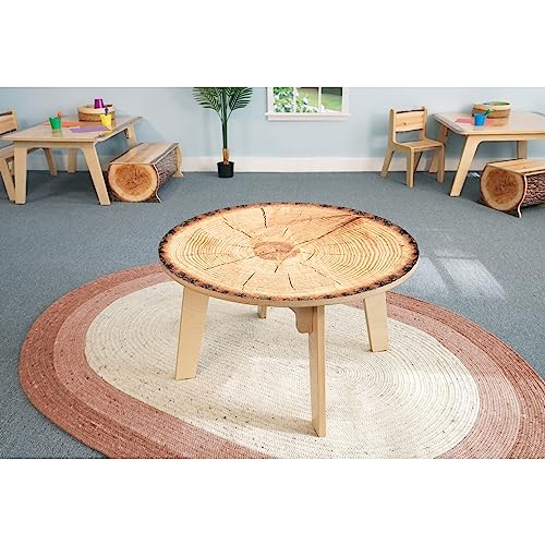Whitney Brothers Nature View Live Edge Round Table 18H Multi Color