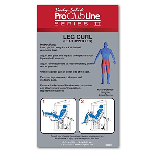Body-Solid Pro Clubline Series 2 Seated Leg Curl Machine S2SLC Gray