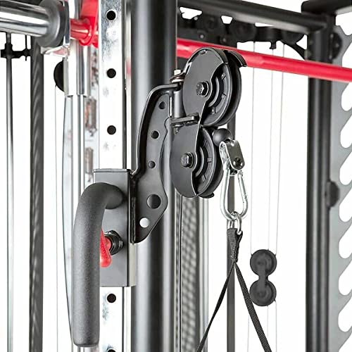 Inspire Fitness SCS Smith System - Cage System - Functional Trainer Home Gym With Smith Machine - Cable Machine - D Handles, Ankle Strap, Multi-Function Belt - Inspire SCS System (No Bench)