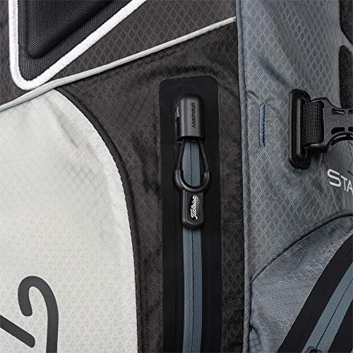 Titleist Players 4 Plus StaDry Golf Bag Gray/Charcoal/Black