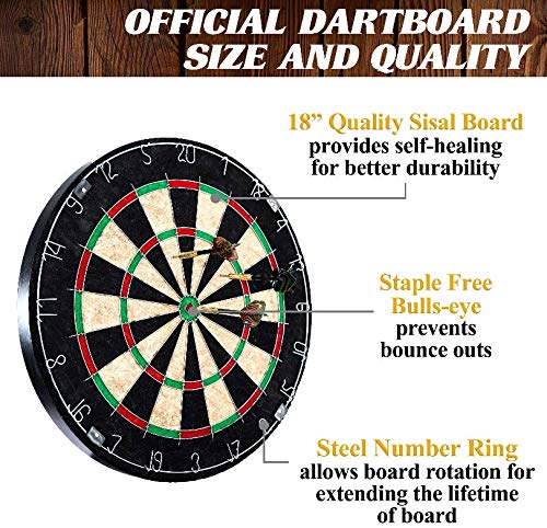 BARRINGTON 90 Inch Ball and Claw Leg Billiard Pool Table with Bonus Cue Rack and Dartboard Set Red