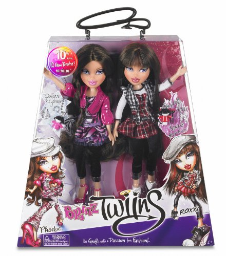 Bratz Twinz Dollpack Roxxi and Phoebe Black