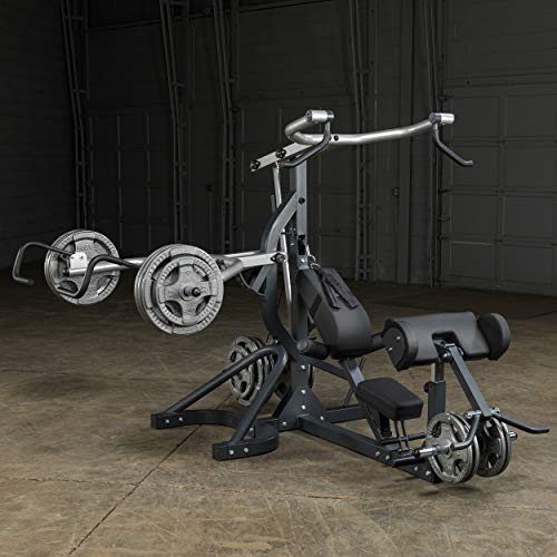 Body-Solid Free-Weight Olympic Leverage Machine Black