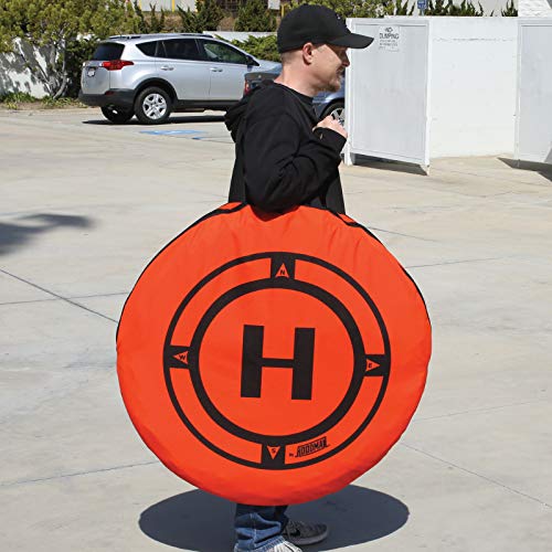 Hoodman HDLP Drone Landing Pad 8-Foot Diameter Orange