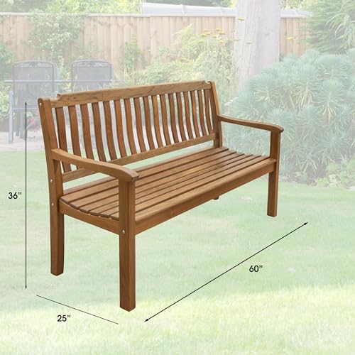 Whitecap Teak 60064 Teak Garden Bench 5'