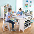Martha Stewart Kids' Art Table and Chair Set Creamy White