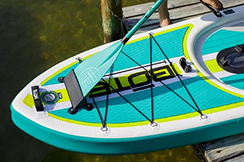 BOTE Rackham Aero Inflatable Stand Up Fishing Paddle Board Full Trax Jade