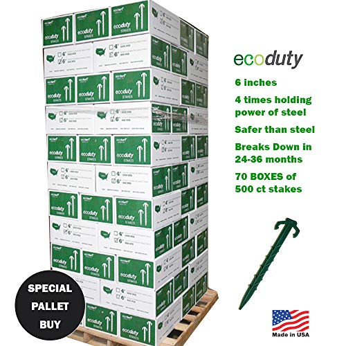 Smart Spring Contractor Grade 6 Inch Biodegradable Stakes Green