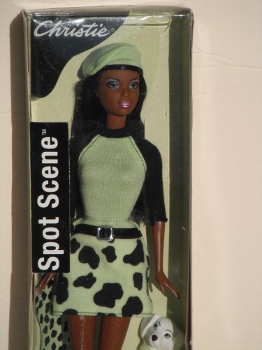 Barbie Spot Scene African American Christie Doll Black (2001)