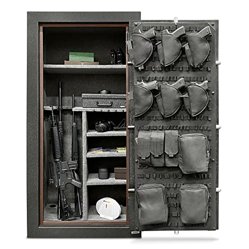 Stealth Essential Gun Safe EGS28 Special Edition FLAG 28 Gun Capacity California DOJ Approved Black