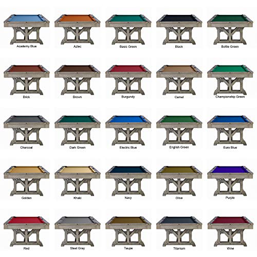 Playcraft Cross Creek 7' Slate Pool Table Pewter