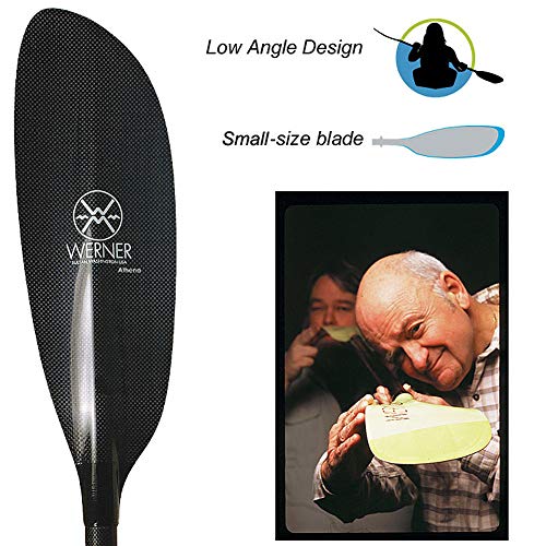 Werner Athena Performance Core Bent Shaft Carbon Kayak Paddle 230cm