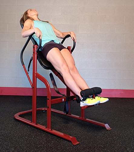 Body-Solid Heavy Duty Lumbar Inversion Table Red