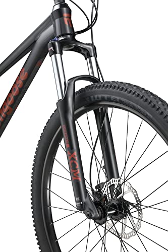 Mongoose Switchback 3 Mountain Bike 10-Speed 27.5-Inch Matte Black