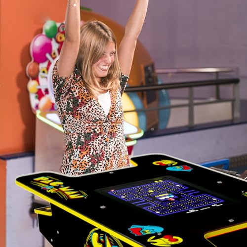 ARCADE1UP PAC-MAN Head-to-Head Arcade Table Black Series Edition