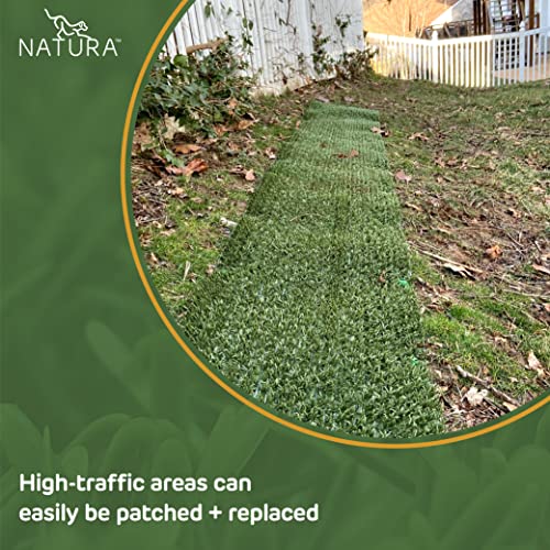Natura Outdoor Artificial Grass for Dogs 3x45 ft Green