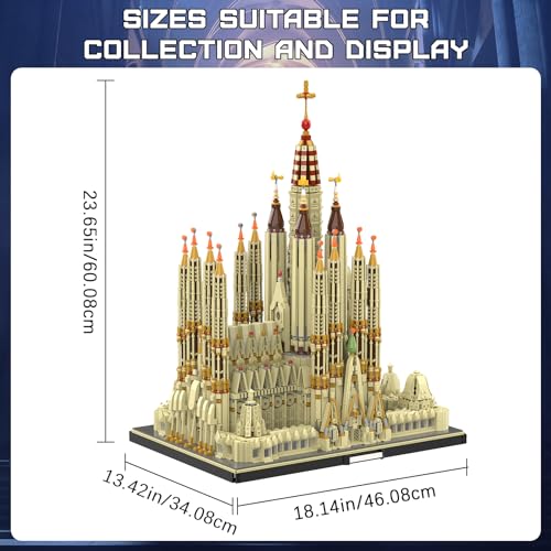 BUILDIFY Sagrada Familia Architecture Building Block Set 10049 Pcs
