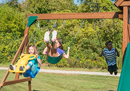 Swing-N-Slide Knightsbridge Plus Swing Set Wood Green