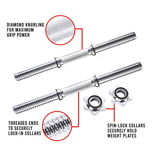 CAP Barbell Adjustable Dumbbell Weight Set Black 200 LB Pair
